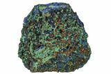 Sparkling Azurite Crystals With Malachite - Laos #107197-1